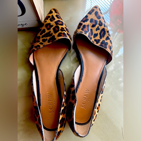 J. Crew Calf-Haired Leopard Flats - Picture 3 of 6